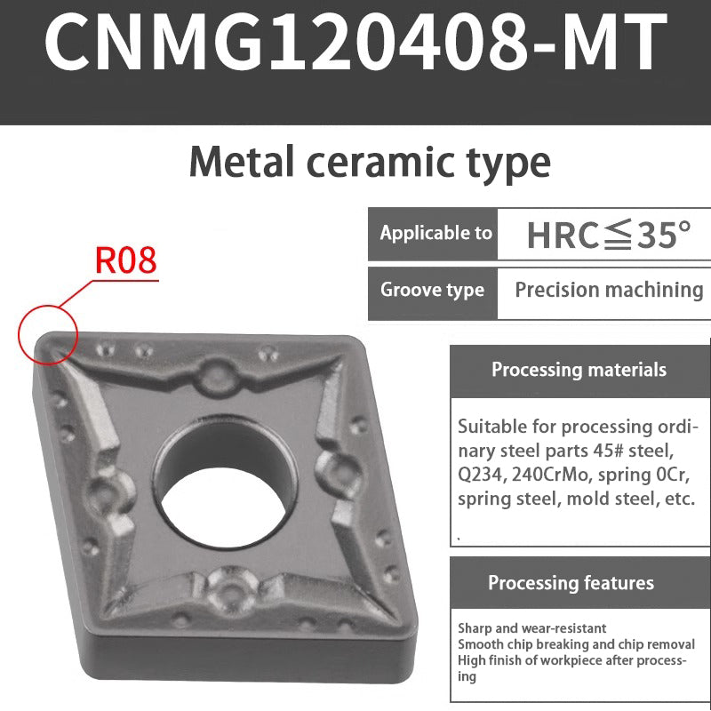 116-CNMG120404 turning blade 120408 steel stainless steel aluminum diamond outer circle alloy blade Shandong Denso Pricision Tools Co.,Ltd.